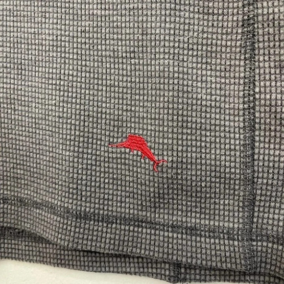 Tommy Bahama Sweater Gray Size M Long Sleeve Thermal - Picture 2 of 7